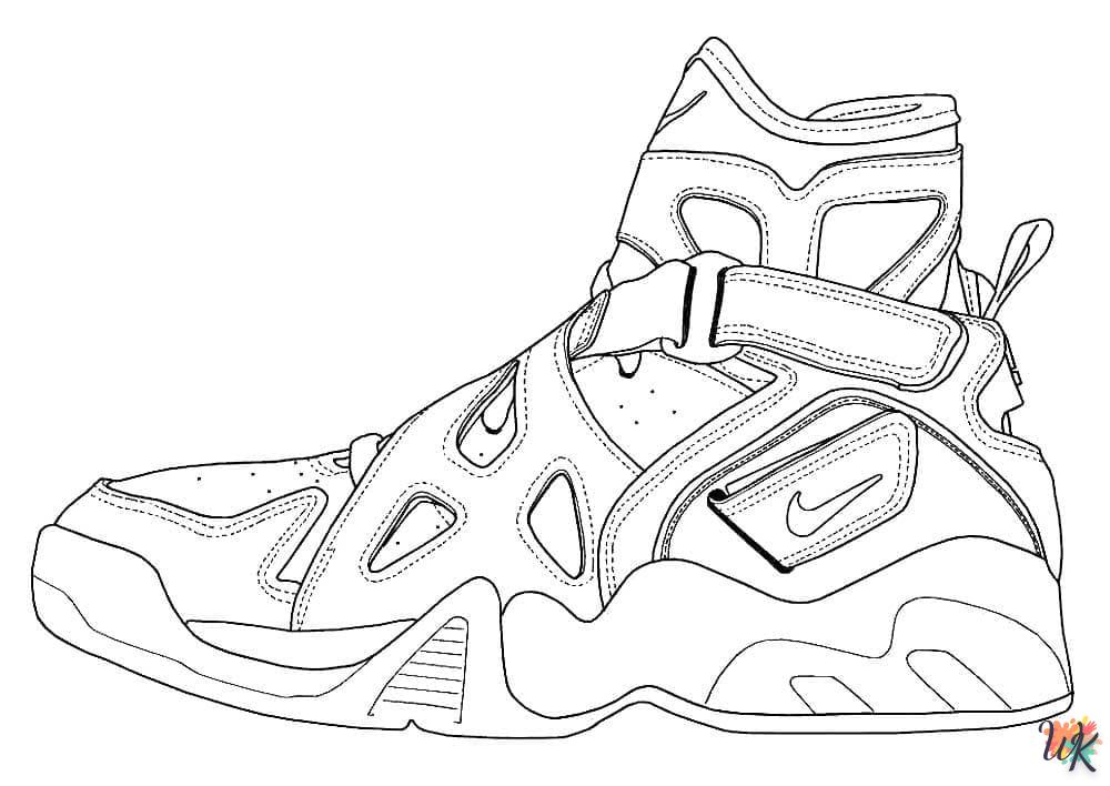 Dibujos para Colorear Zapatos Jordan 34