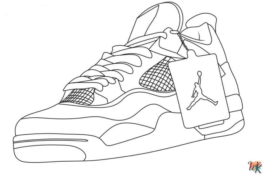 Dibujos para Colorear Zapatos Jordan 35