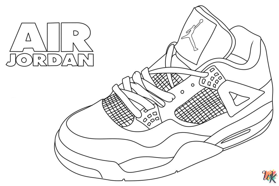 Dibujos para Colorear Zapatos Jordan 37