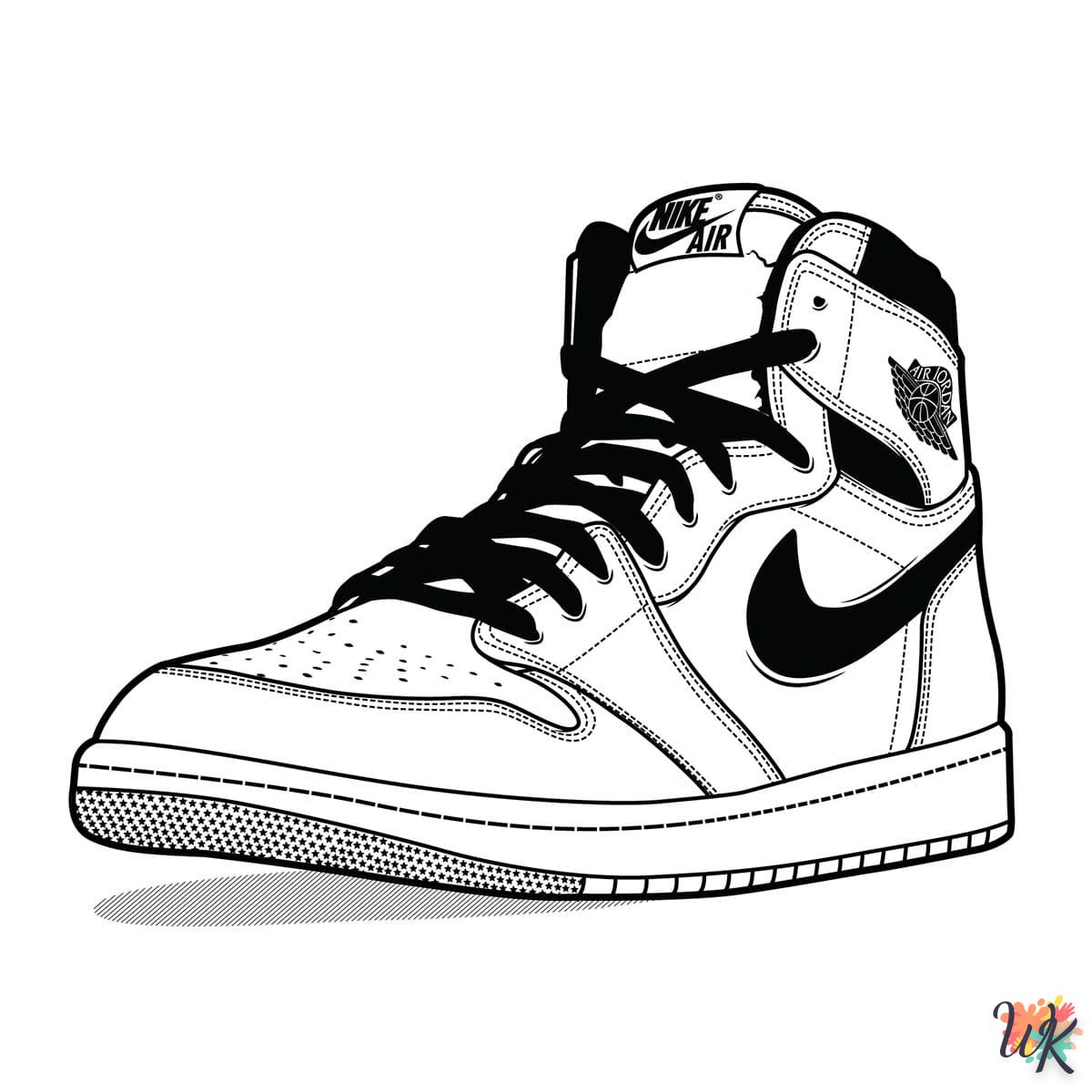 Dibujos para Colorear Zapatos Jordan 39