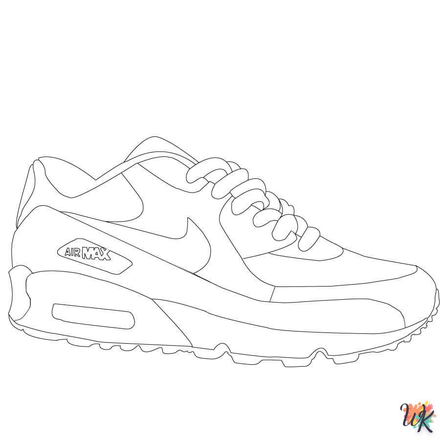 Dibujos para Colorear Zapatos Jordan 4