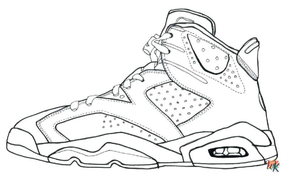 Dibujos para Colorear Zapatos Jordan 43