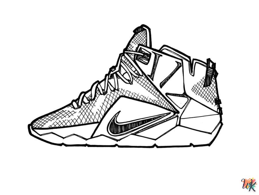 Dibujos para Colorear Zapatos Jordan 44