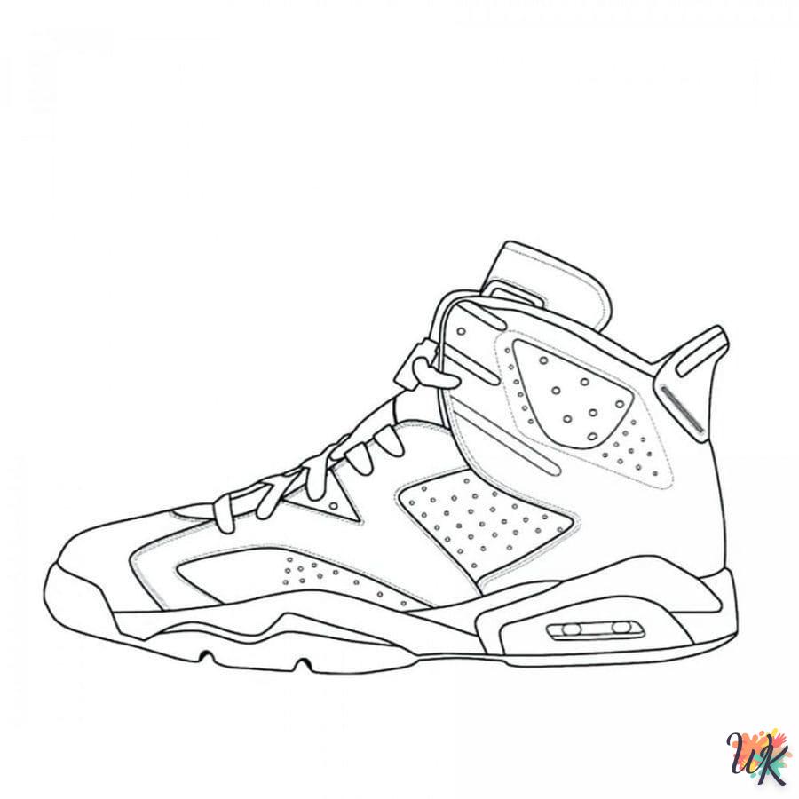 Dibujos para Colorear Zapatos Jordan 46