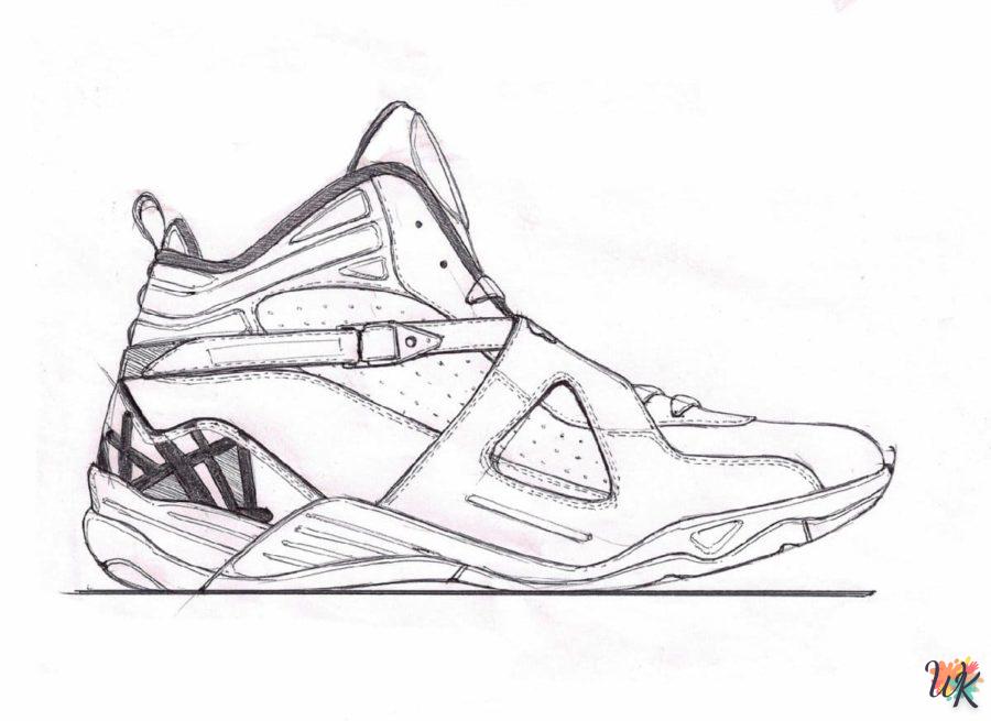 Dibujos para Colorear Zapatos Jordan 47