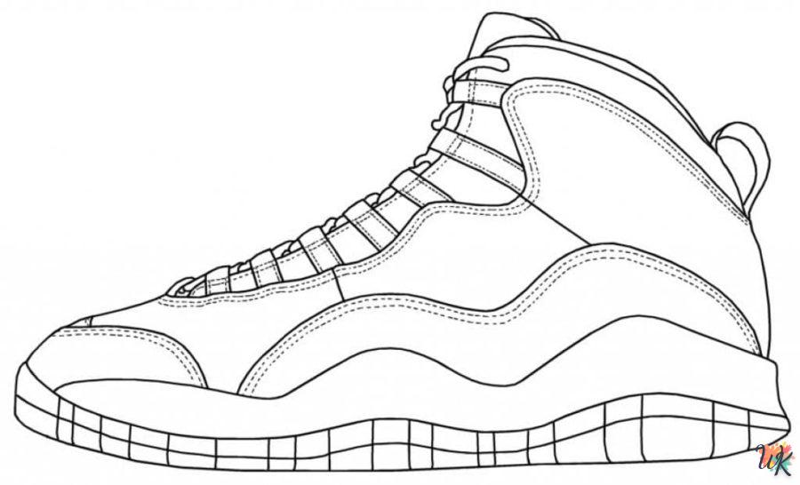 Dibujos para Colorear Zapatos Jordan 48