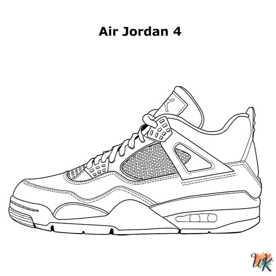 Dibujos para Colorear Zapatos Jordan 5