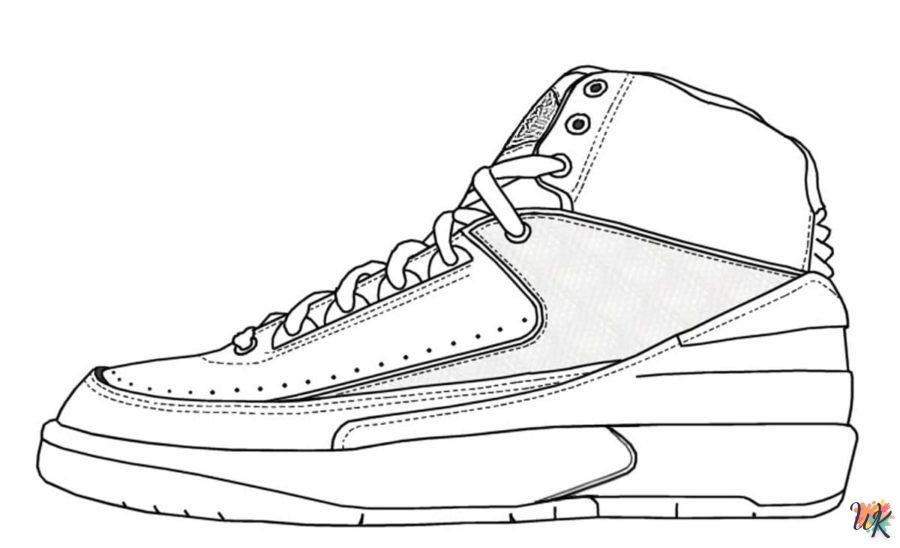 Dibujos para Colorear Zapatos Jordan 55