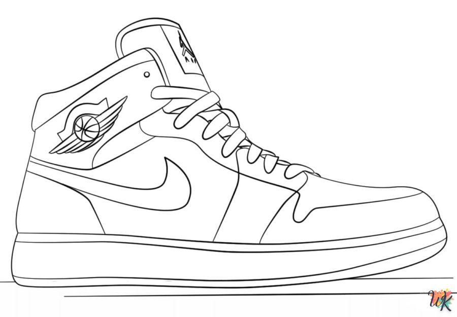 Dibujos para Colorear Zapatos Jordan 56