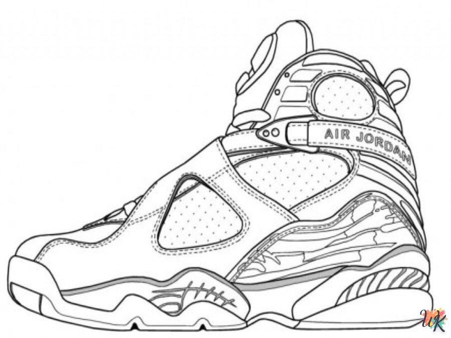 Dibujos para Colorear Zapatos Jordan 57