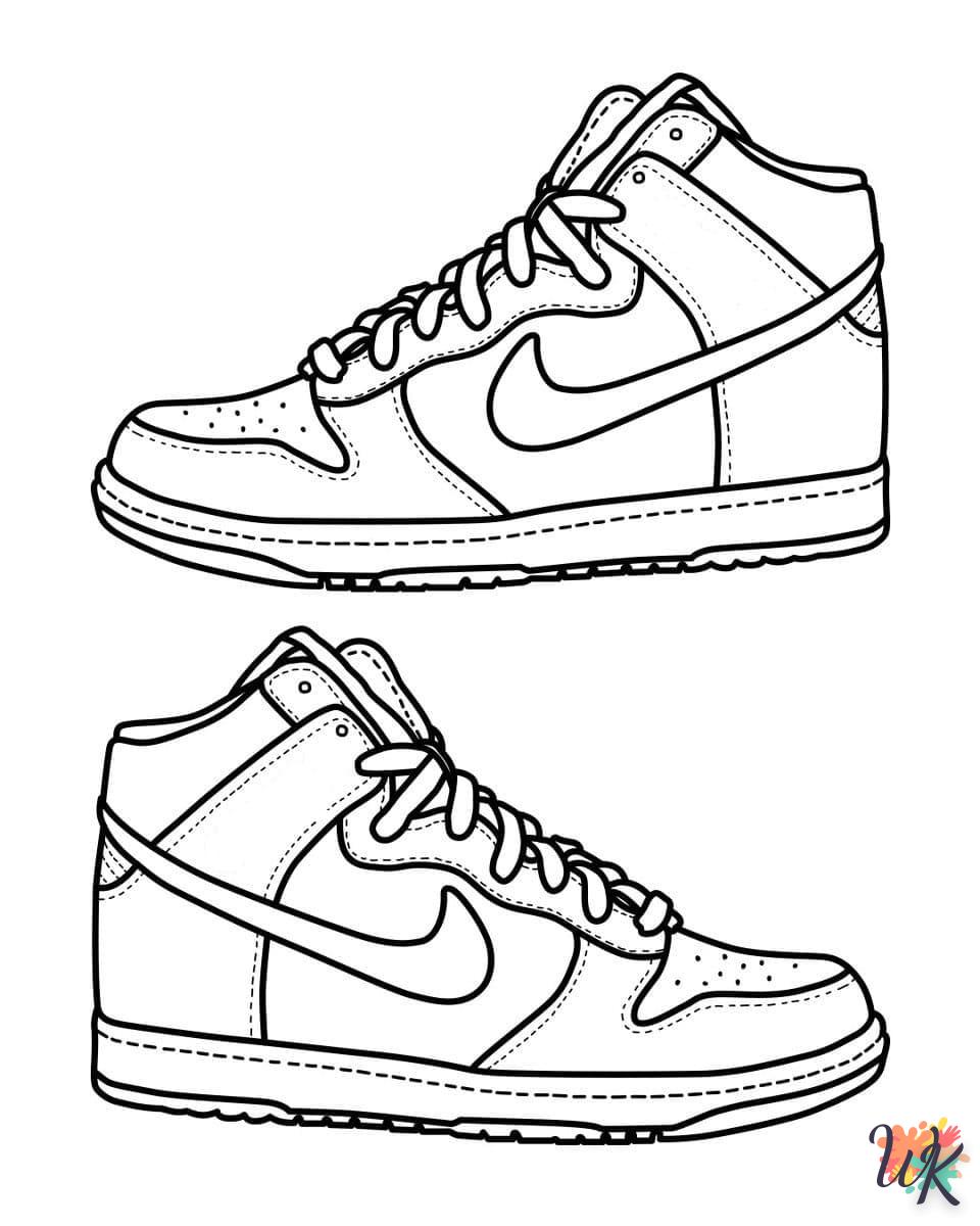 Dibujos para Colorear Zapatos Jordan 6