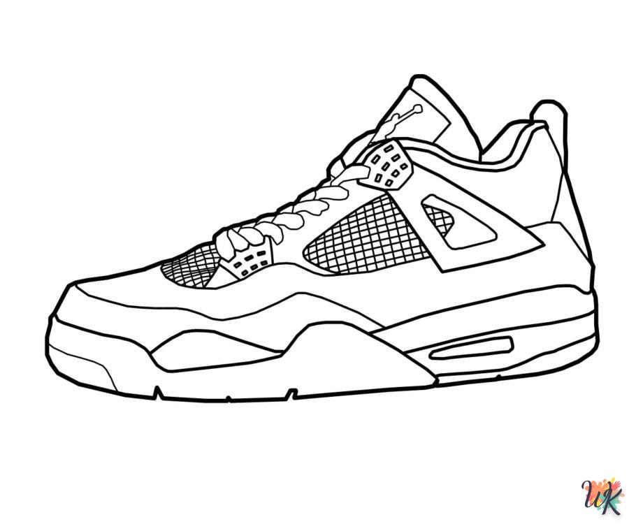 Dibujos para Colorear Zapatos Jordan 60