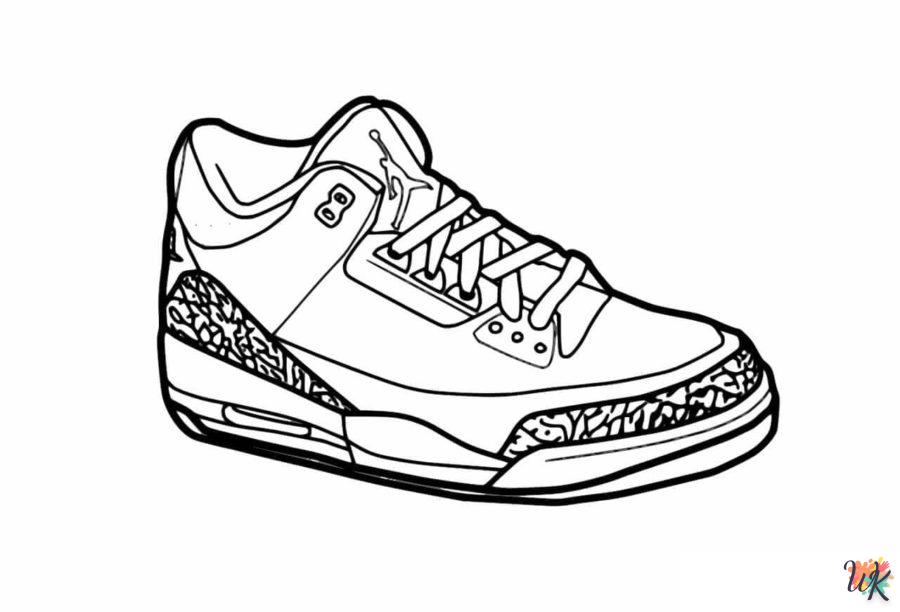 Dibujos para Colorear Zapatos Jordan 62