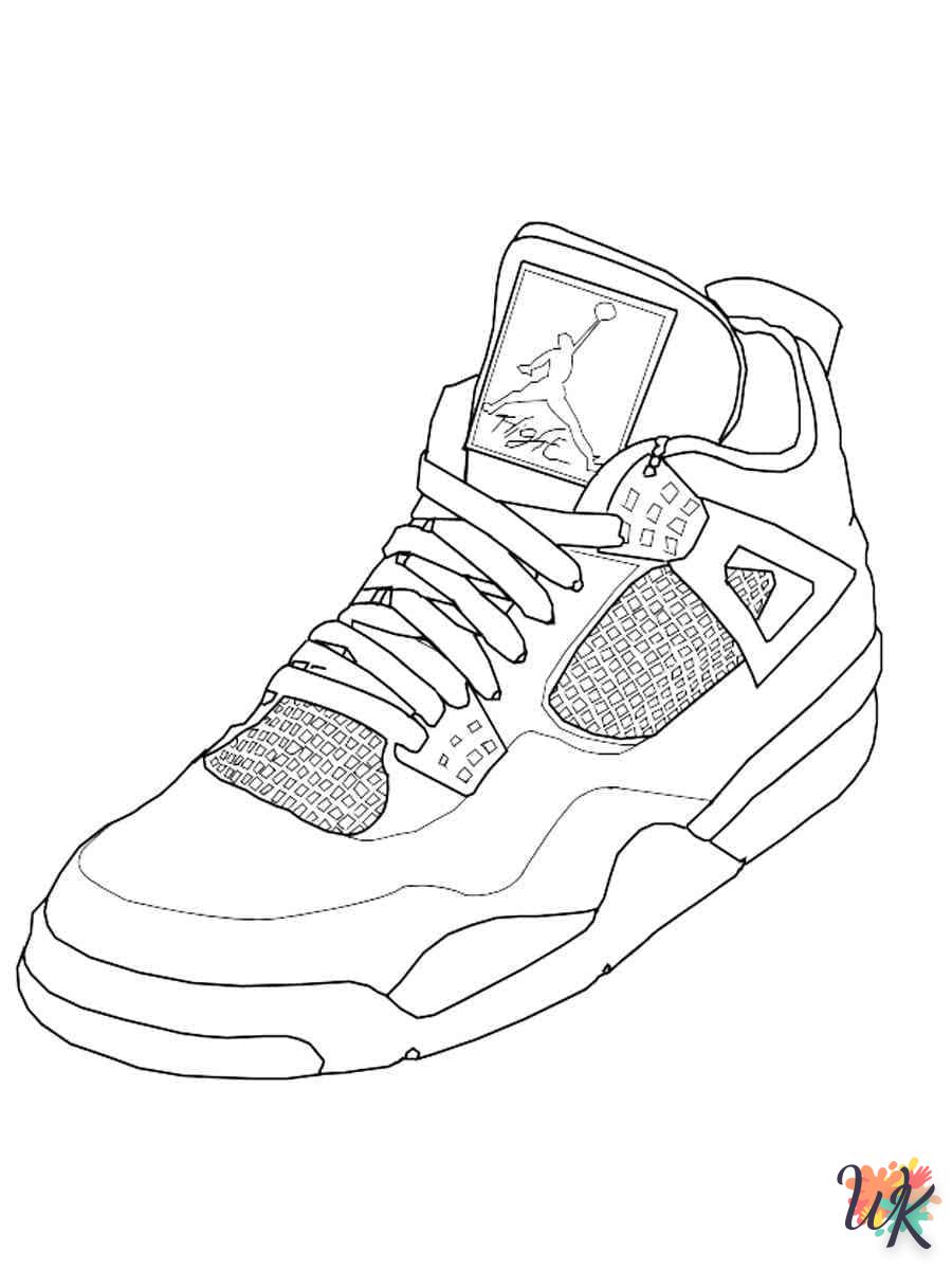 Dibujos para Colorear Zapatos Jordan 66