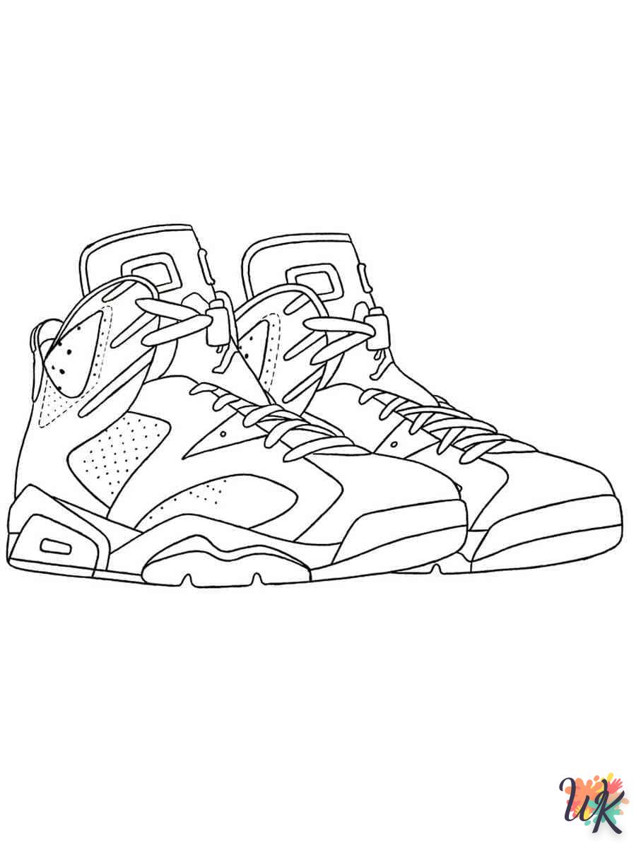 Dibujos para Colorear Zapatos Jordan 67