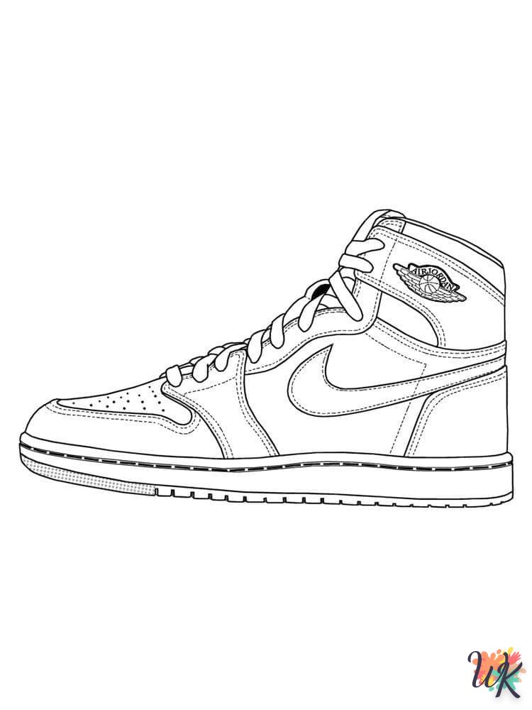Dibujos para Colorear Zapatos Jordan 68