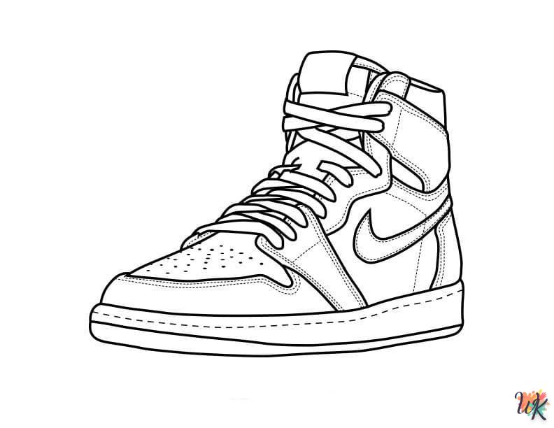 Dibujos para Colorear Zapatos Jordan 69