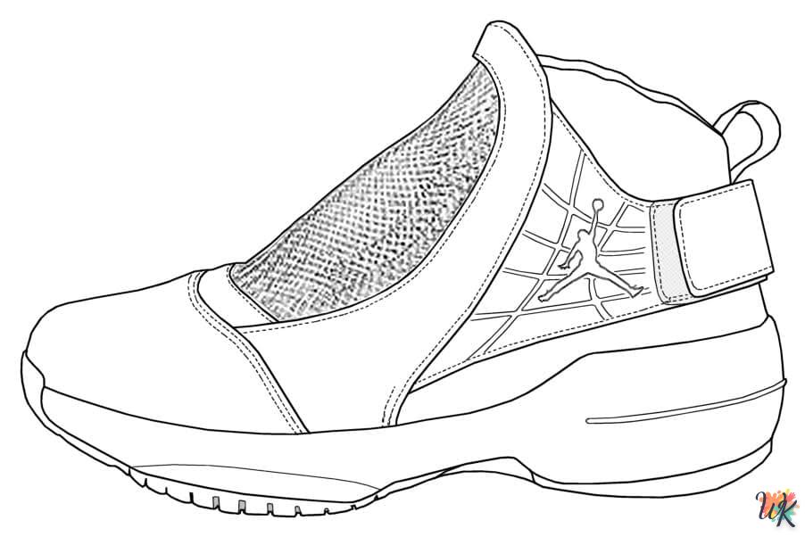 Dibujos para Colorear Zapatos Jordan 71