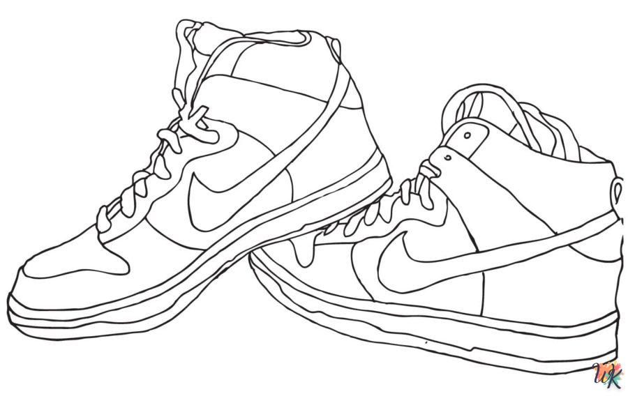 Dibujos para Colorear Zapatos Jordan 79