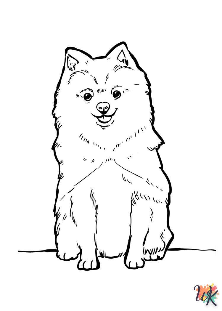 Dibujos para Colorear perro 10