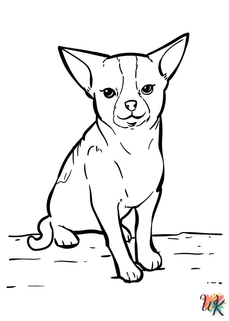 Dibujos para Colorear perro 11