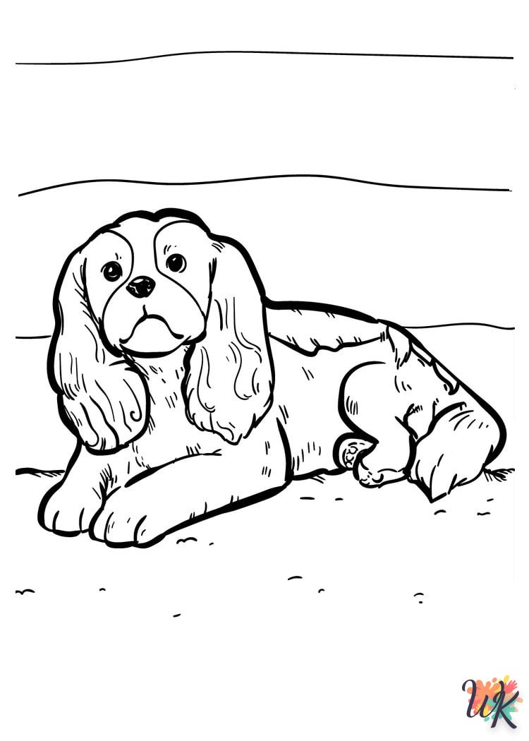 Dibujos para Colorear perro 12