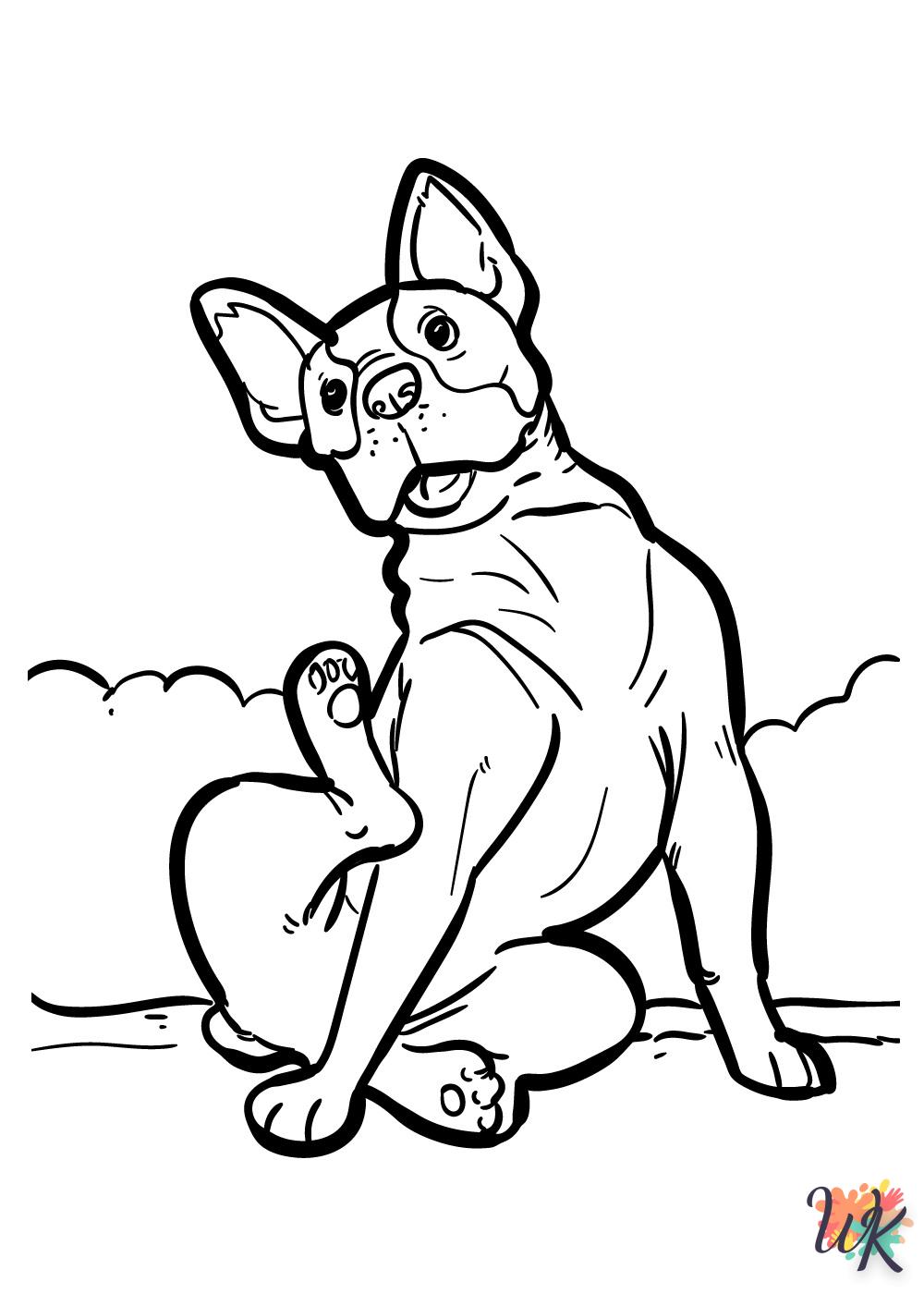 Dibujos para Colorear perro 16