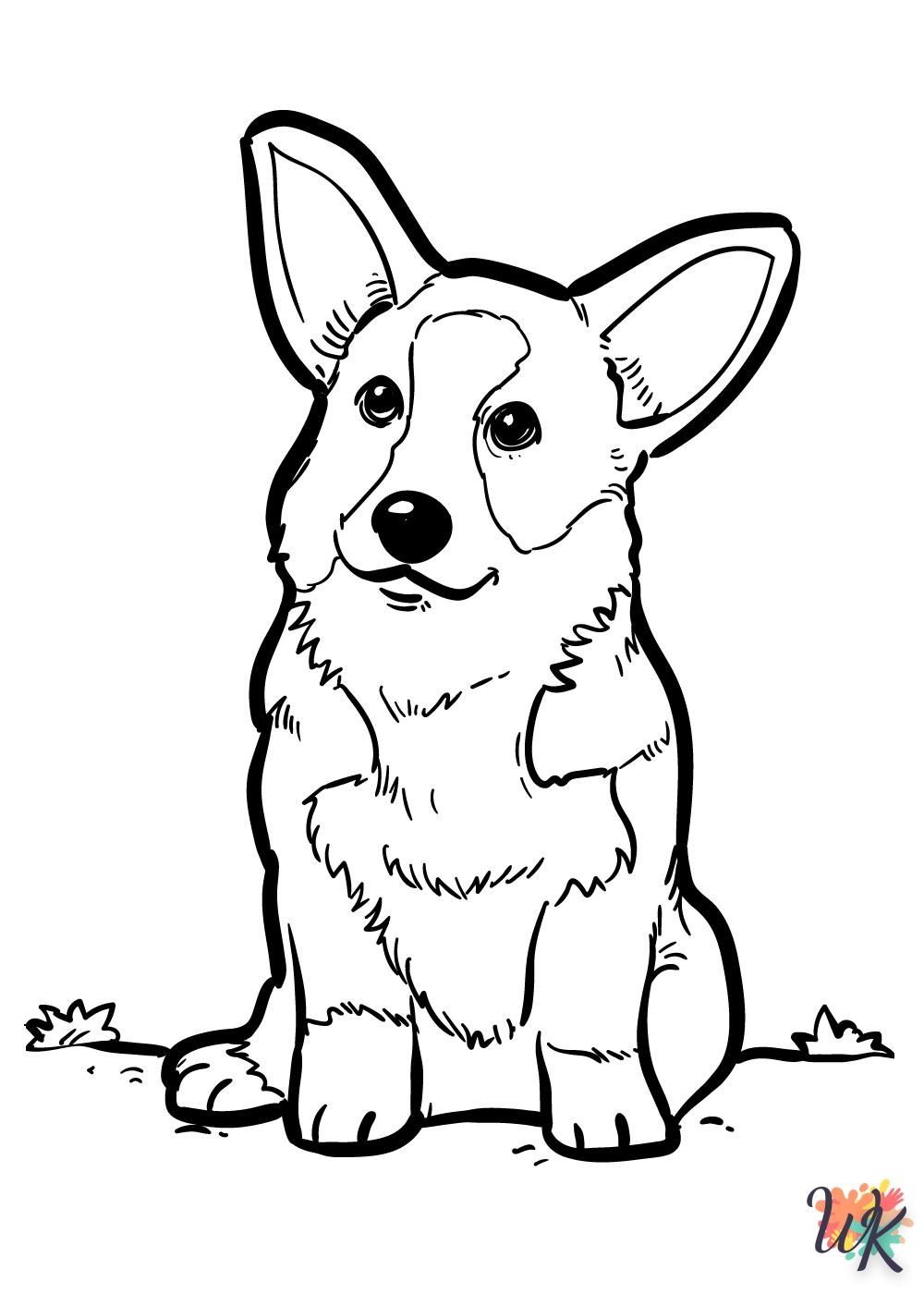 Dibujos para Colorear perro 29