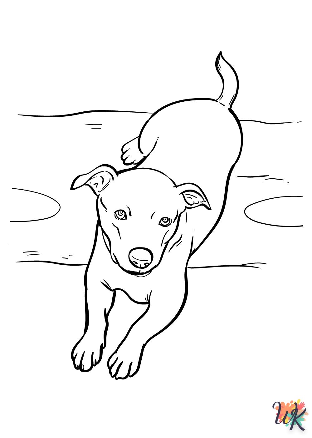 Dibujos para Colorear perro 32