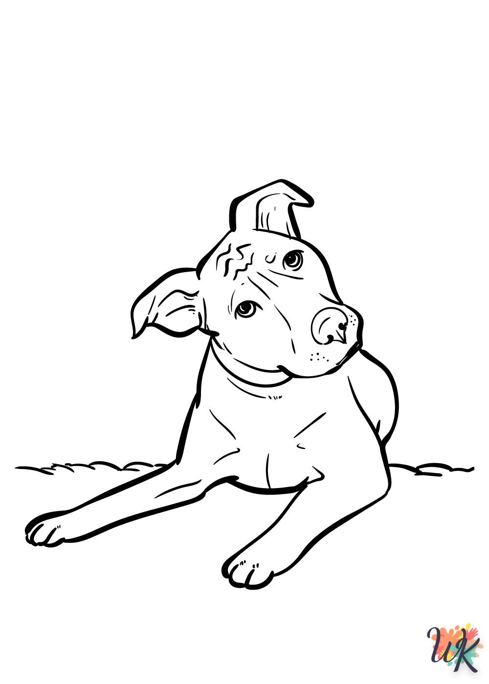 Dibujos para Colorear perro 33