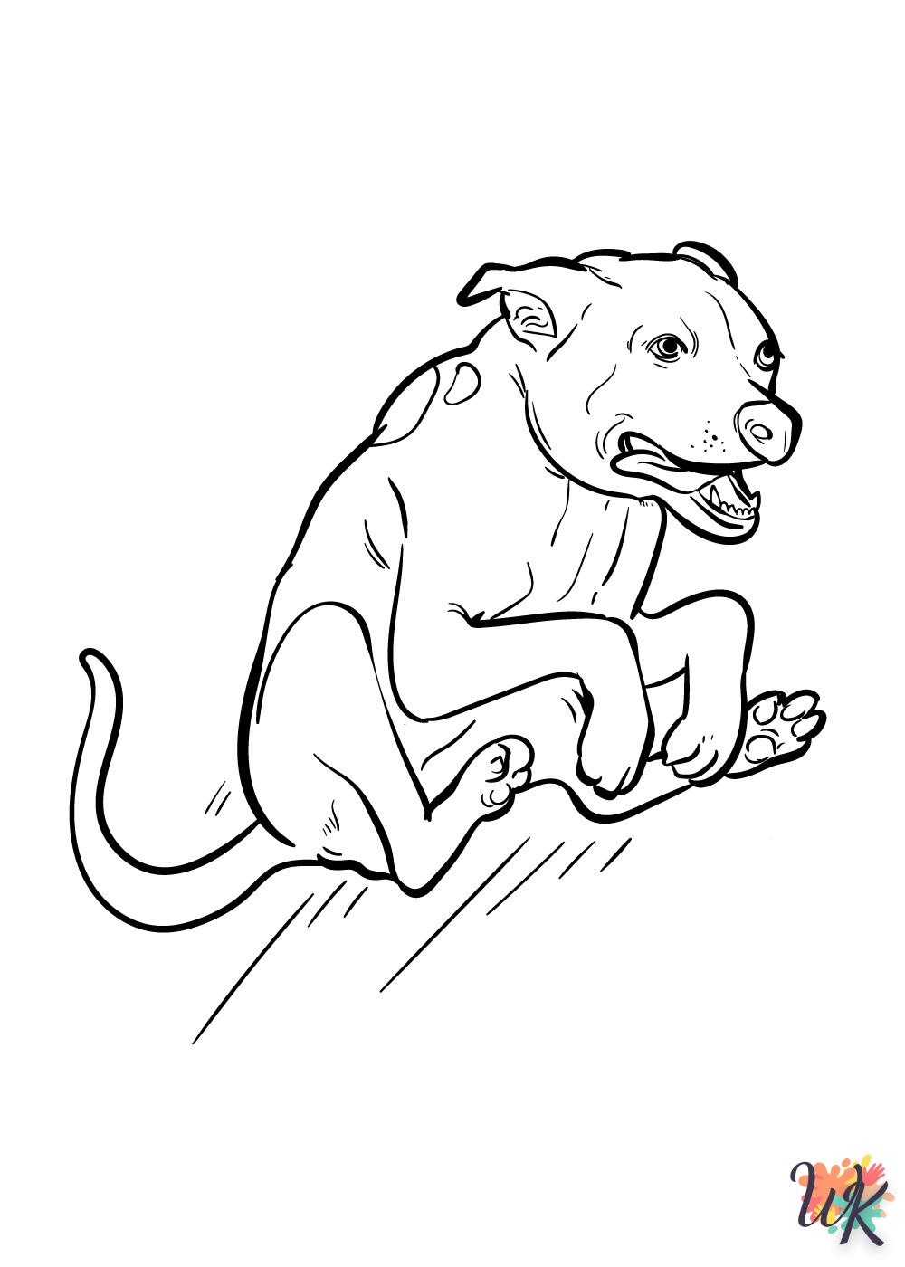 Dibujos para Colorear perro 34