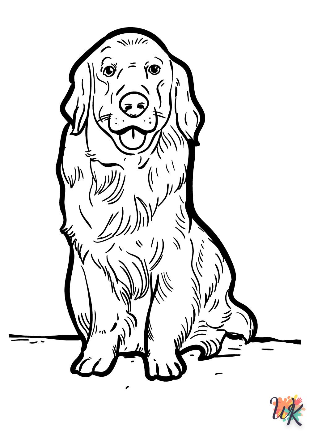 Dibujos para Colorear perro 38