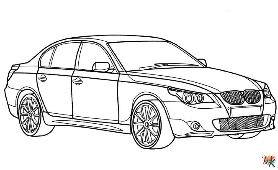 Dibujos para Colorear BMW 13