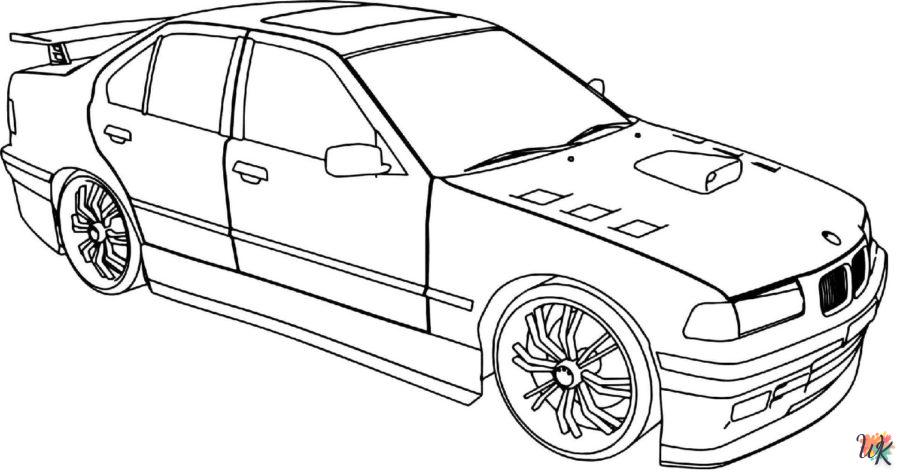 Dibujos para Colorear BMW 15