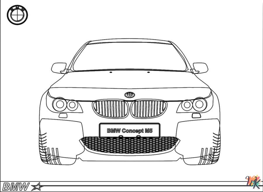 Dibujos para Colorear BMW 26