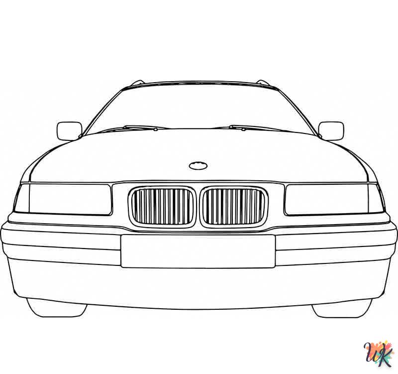 Dibujos para Colorear BMW 28