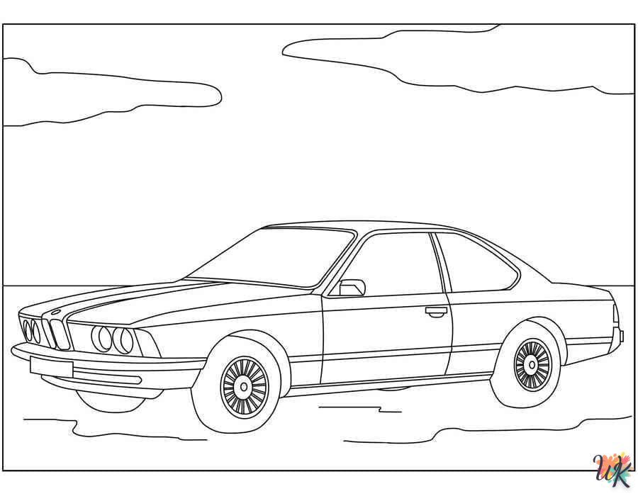 Dibujos para Colorear BMW 29