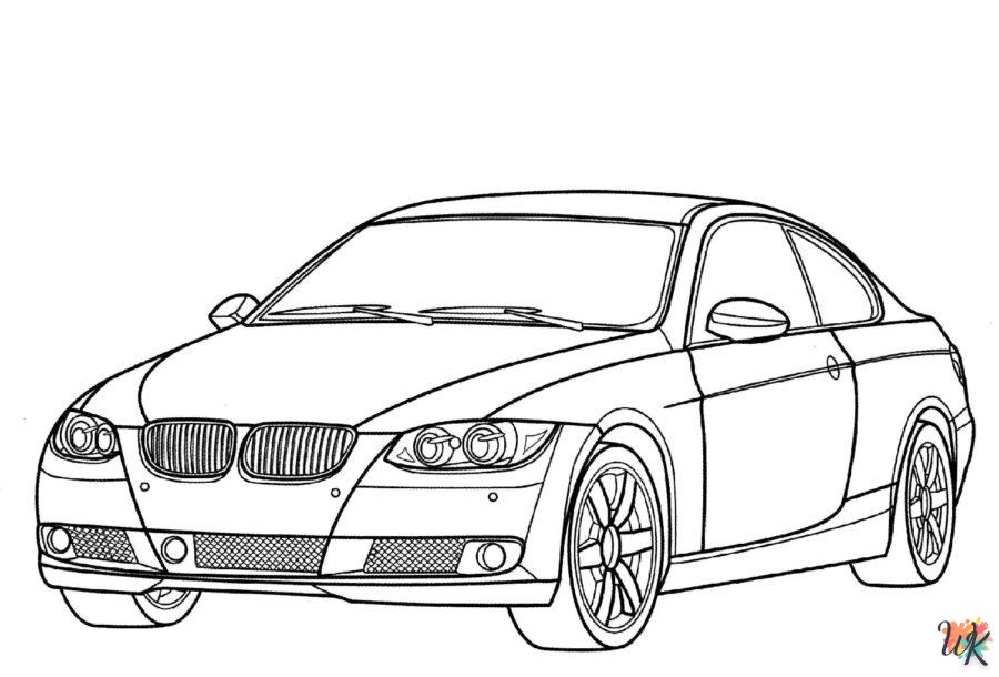 Dibujos para Colorear BMW 54