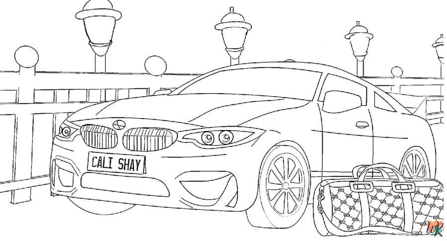 Dibujos para Colorear BMW 7
