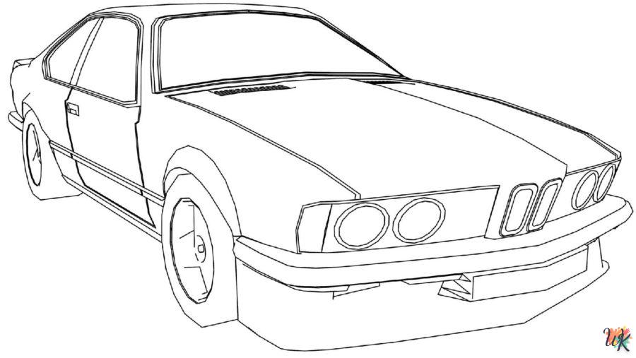 Dibujos para Colorear BMW 8