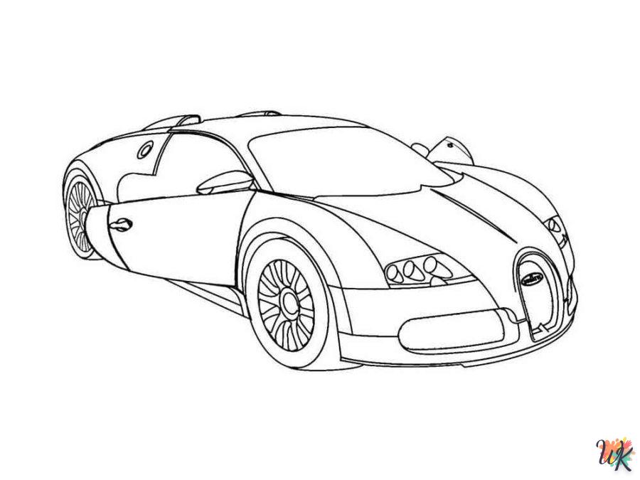 Dibujos para Colorear Bugatti 1