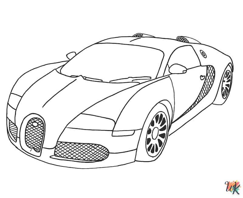 Dibujos para Colorear Bugatti 10