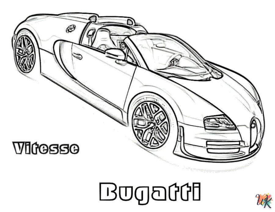 Dibujos para Colorear Bugatti 11