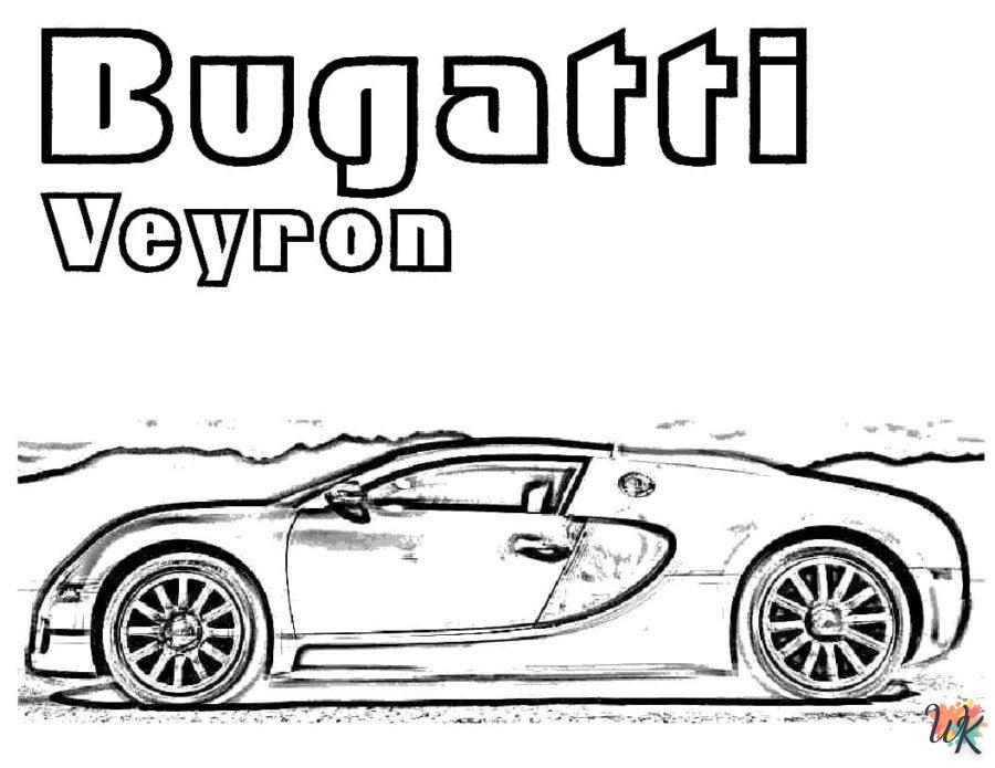 Dibujos para Colorear Bugatti 12