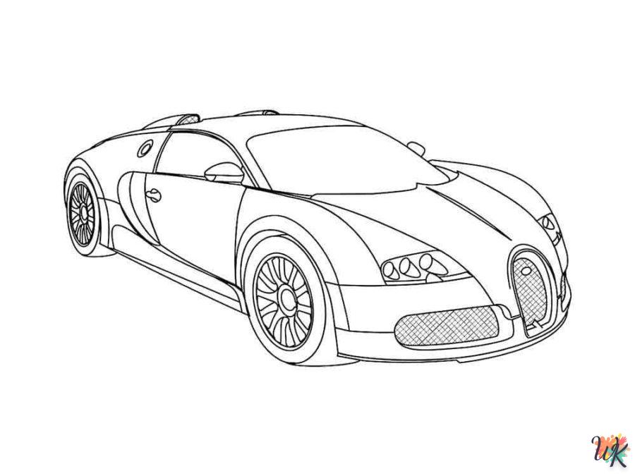Dibujos para Colorear Bugatti 14
