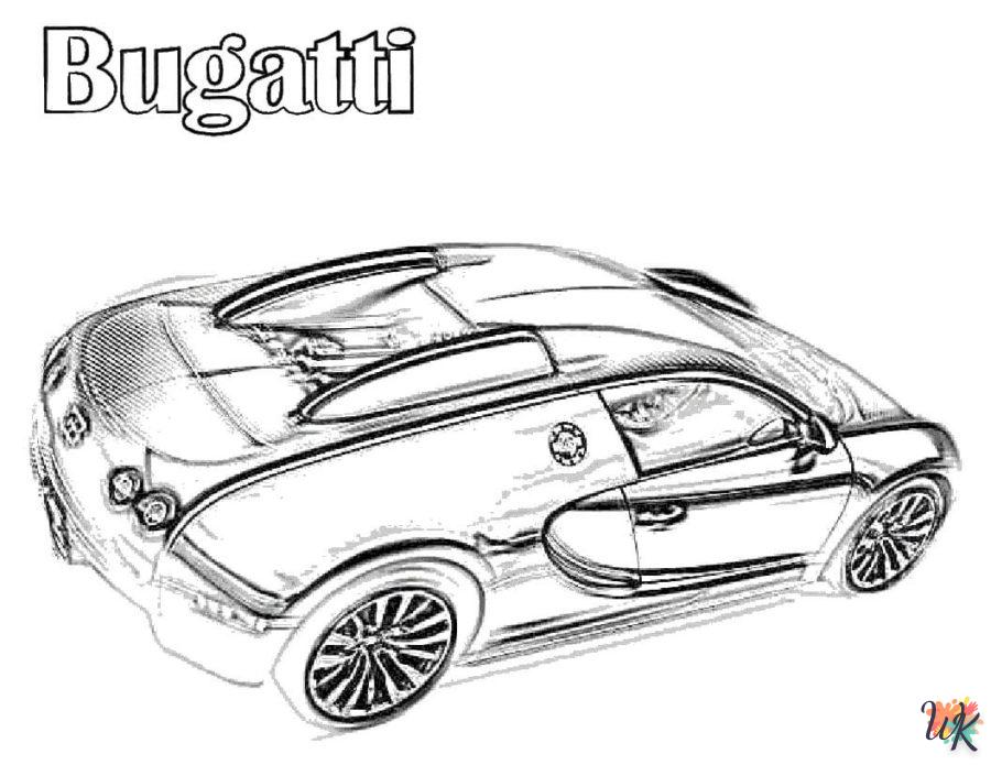 Dibujos para Colorear Bugatti 15