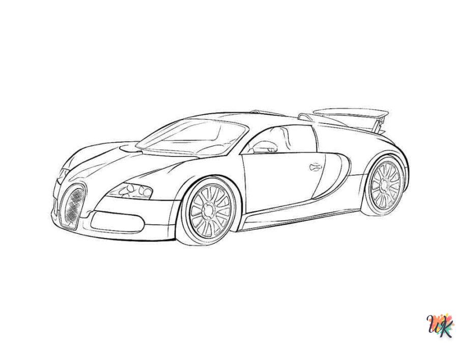 Dibujos para Colorear Bugatti 16