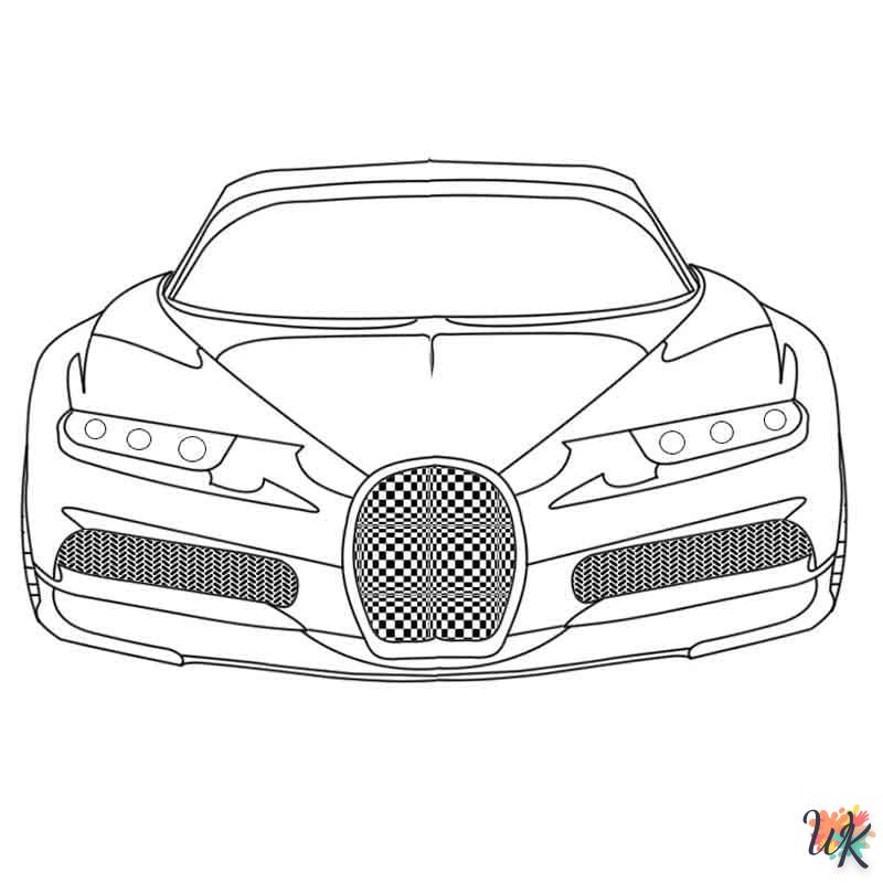 Dibujos para Colorear Bugatti 17