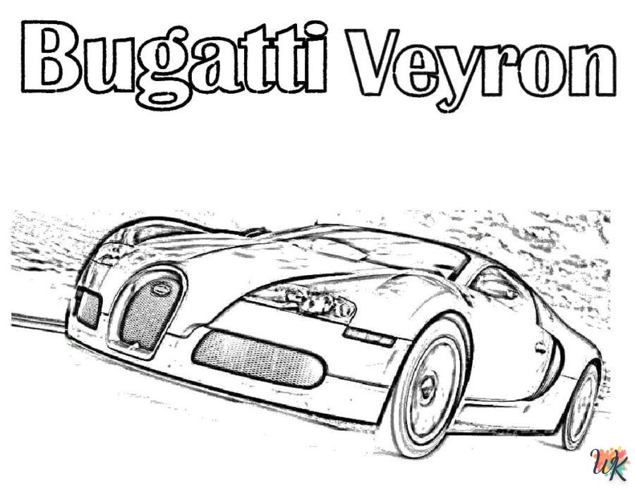 Dibujos para Colorear Bugatti 18