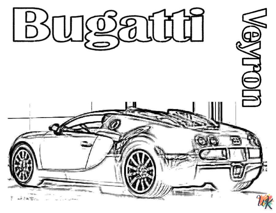 Dibujos para Colorear Bugatti 19